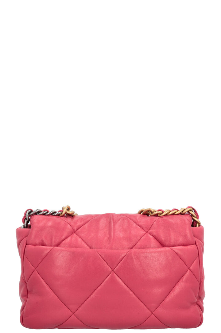 CHANEL 19 Small Bag Dark Pink