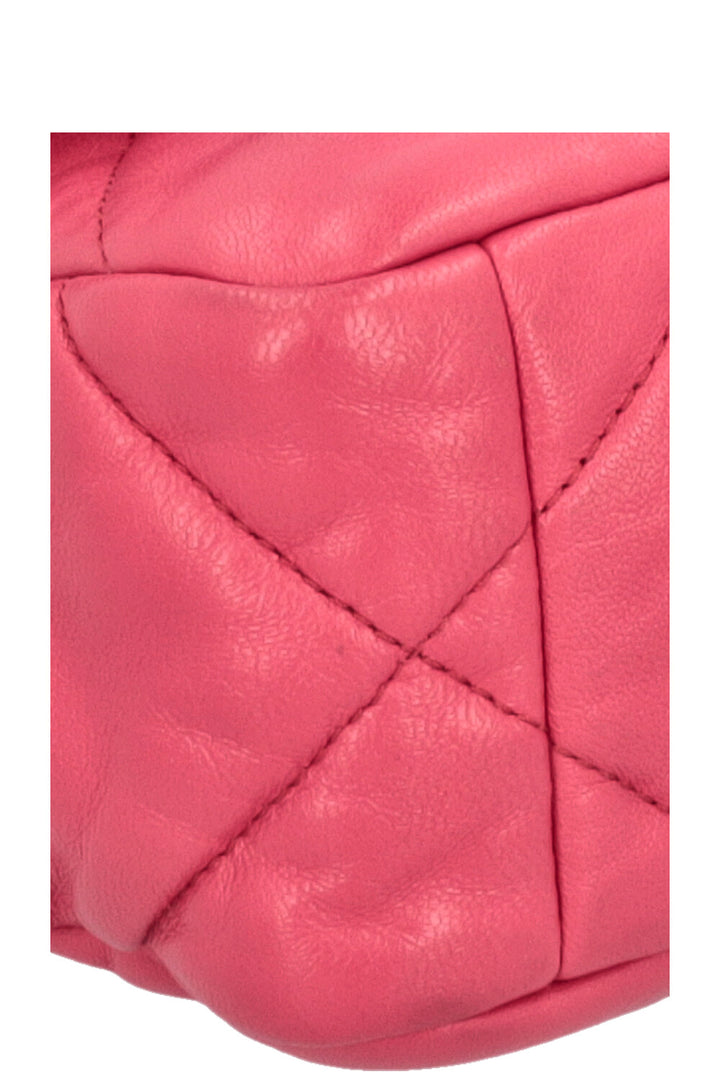 CHANEL 19 Small Bag Dark Pink