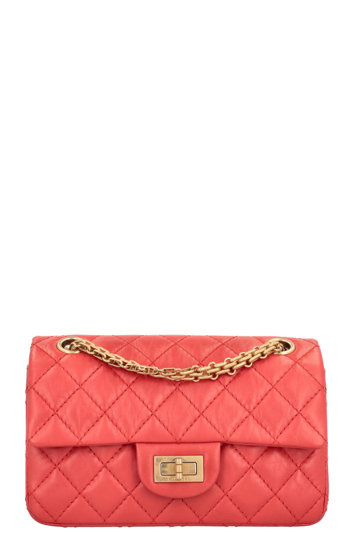 CHANEL 2.55 Mini Bag Coral
