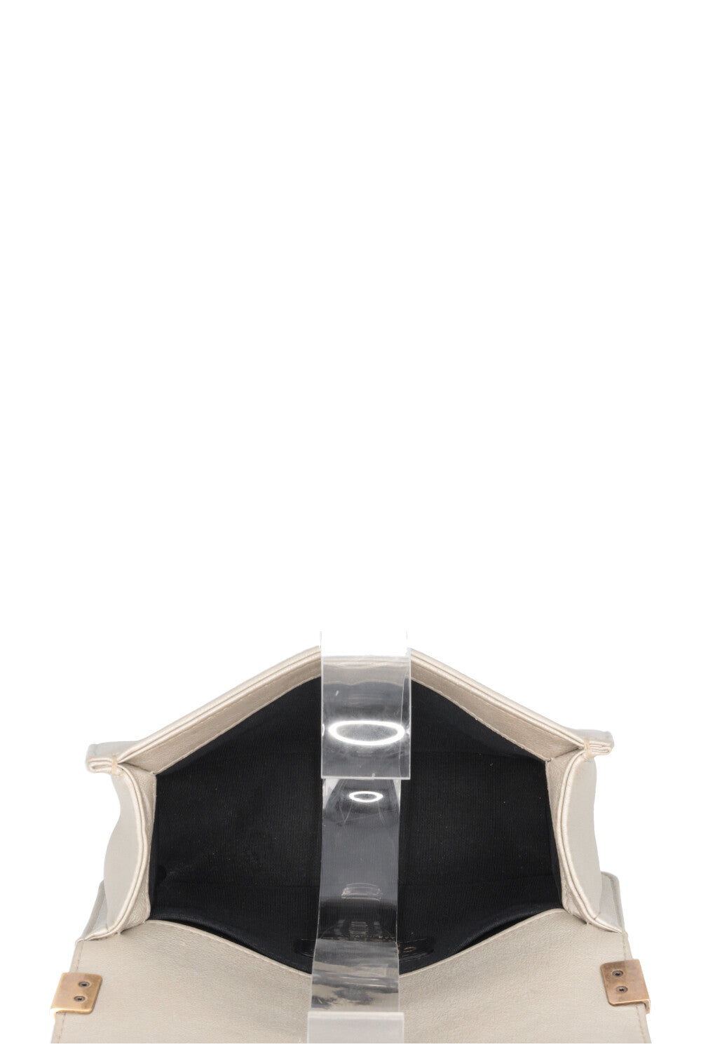 CHANEL Small Boy Bag Scales Gold