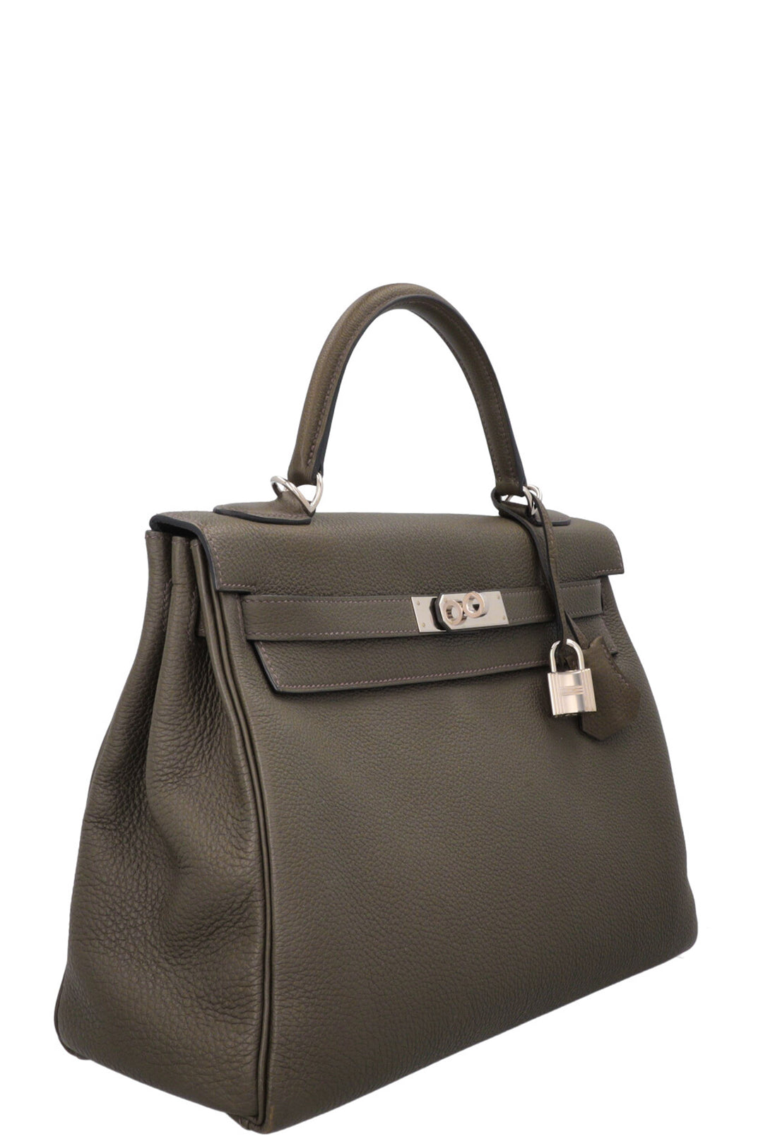 HERMÈS Kelly 32 Retourne Togo Vert de Gris