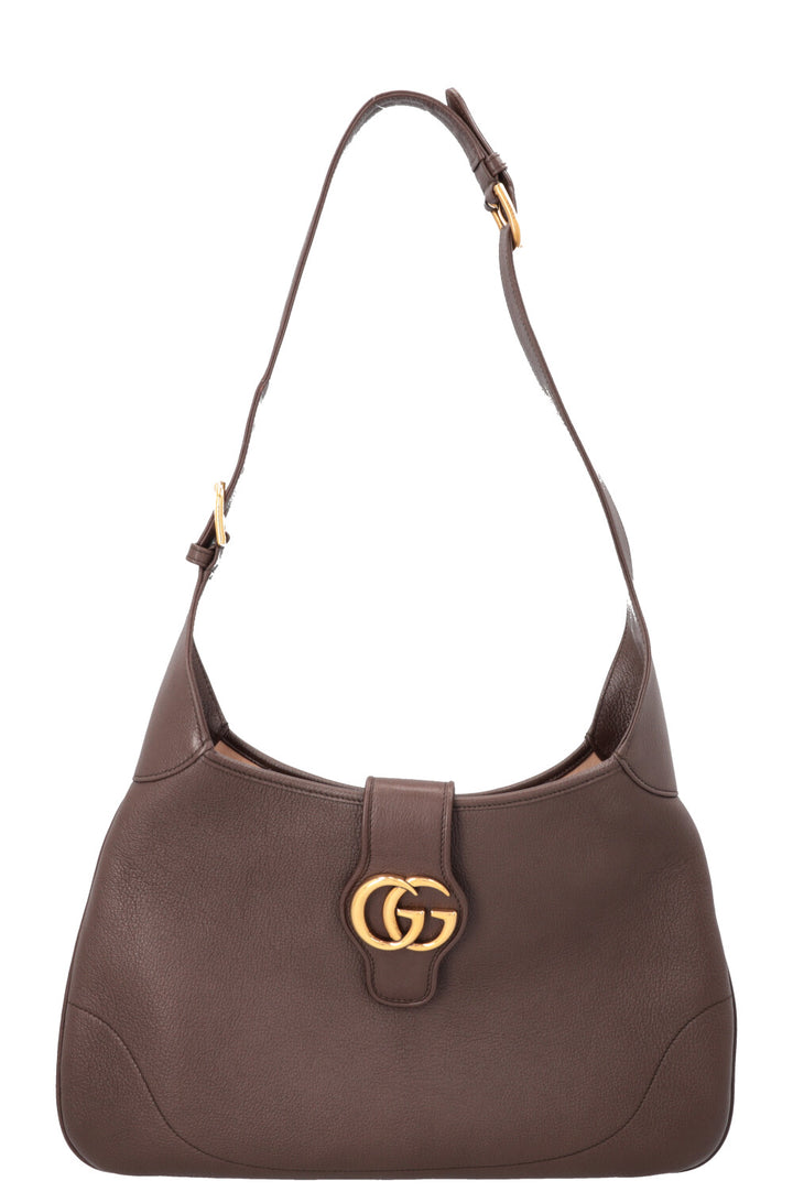 GUCCI Aphrodite Bag Leather Brown