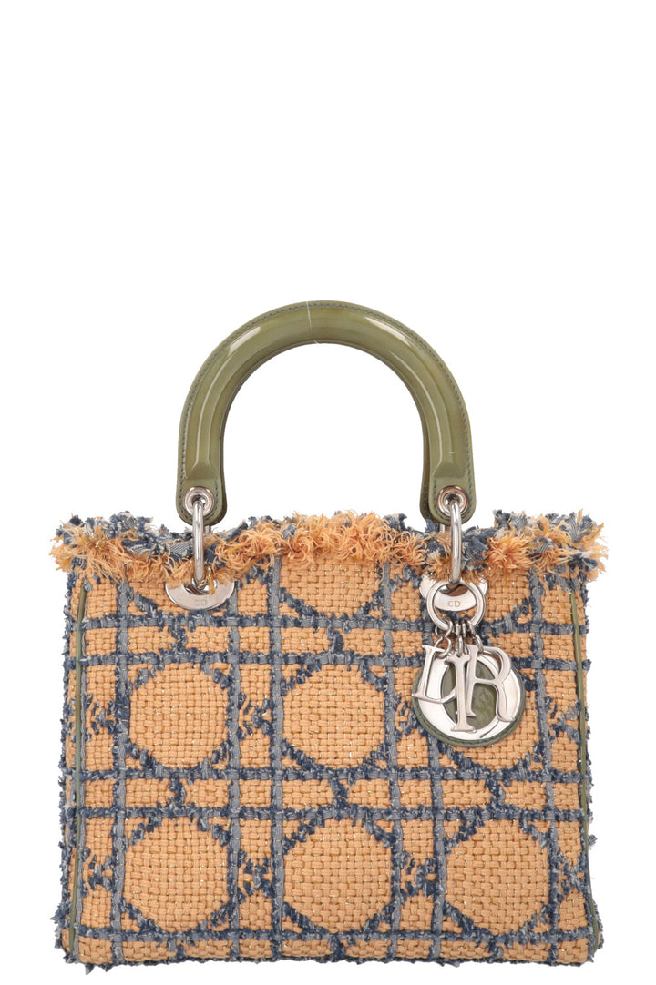 CHRISTIAN DIOR Lady Dior Medium Tweed