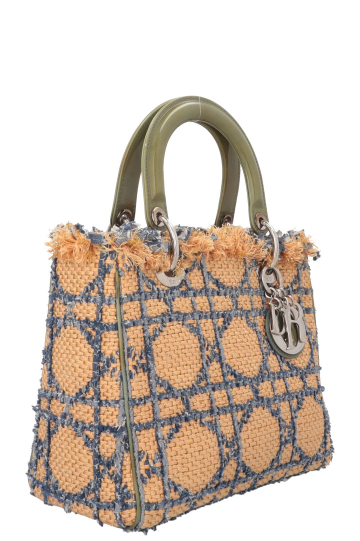 CHRISTIAN DIOR Lady Dior Medium Tweed