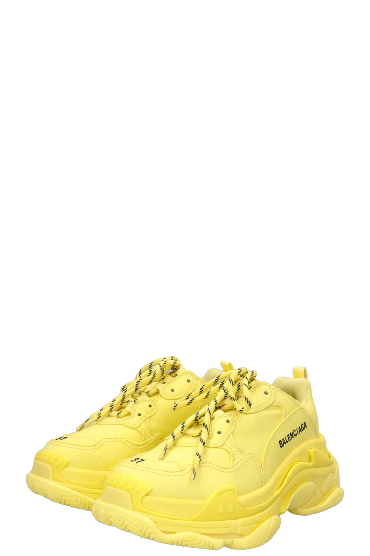 Baskets BALENCIAGA Triple S Jaune