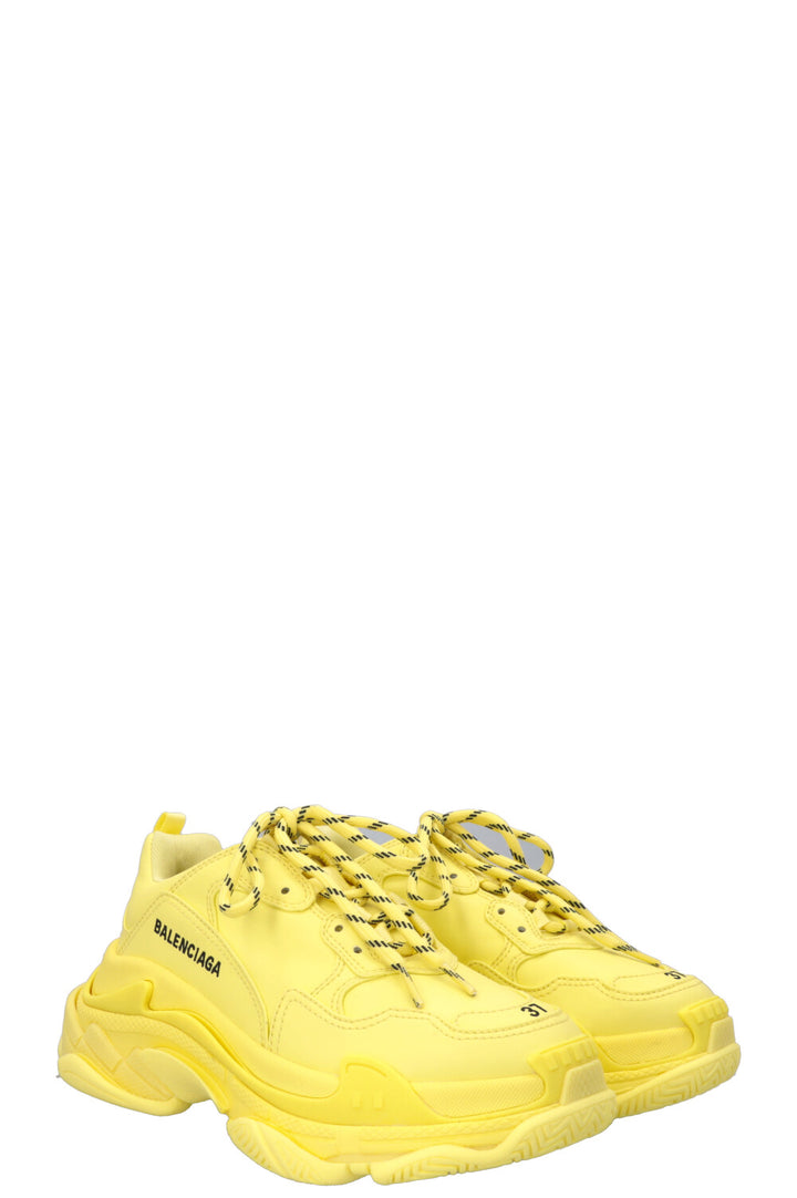 Baskets BALENCIAGA Triple S Jaune