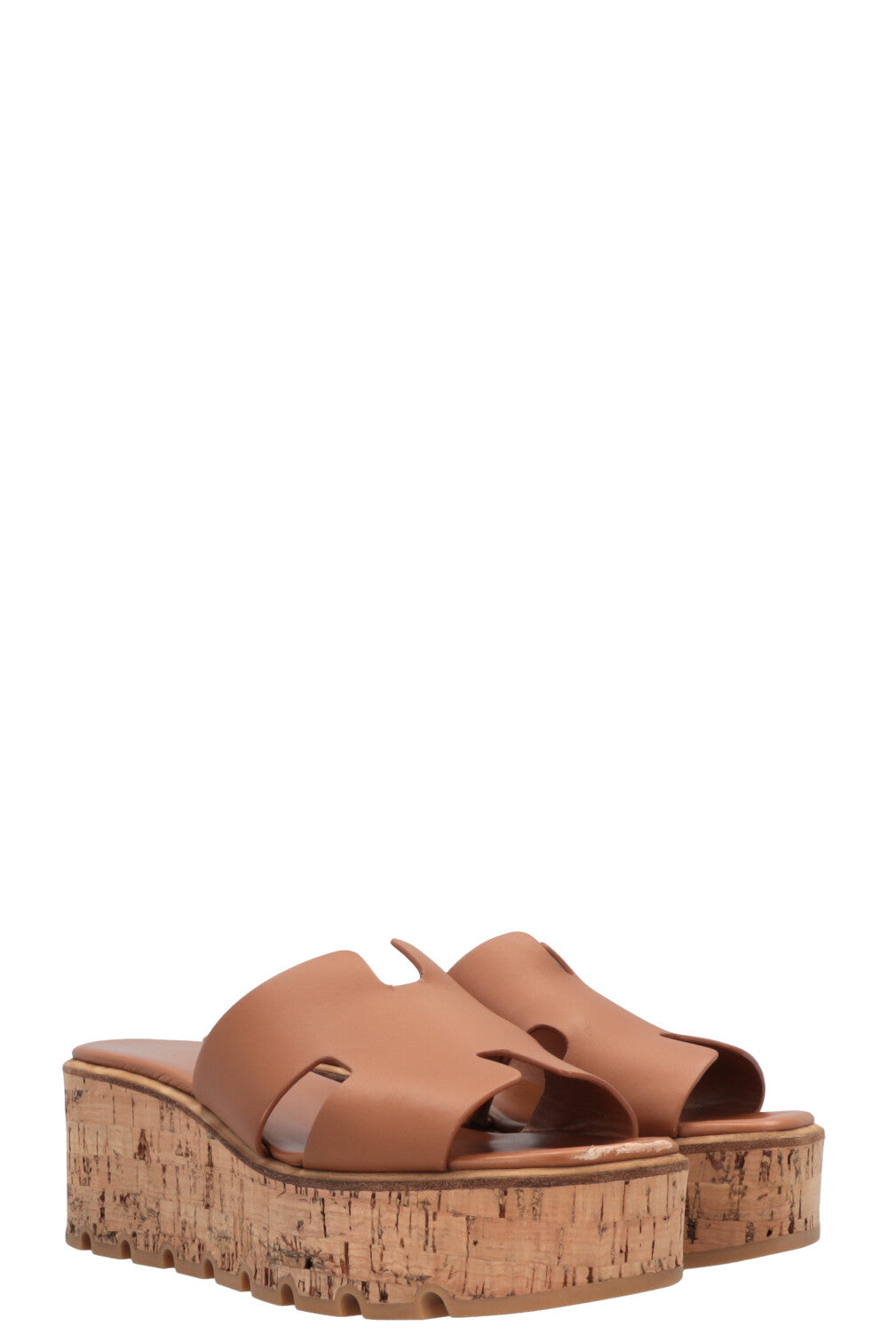 HERMÈS Eze Sandals 30 Brown