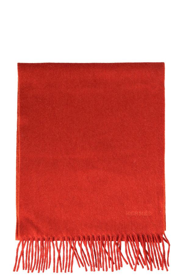 HERMÈS Scarf Cashmere Orange