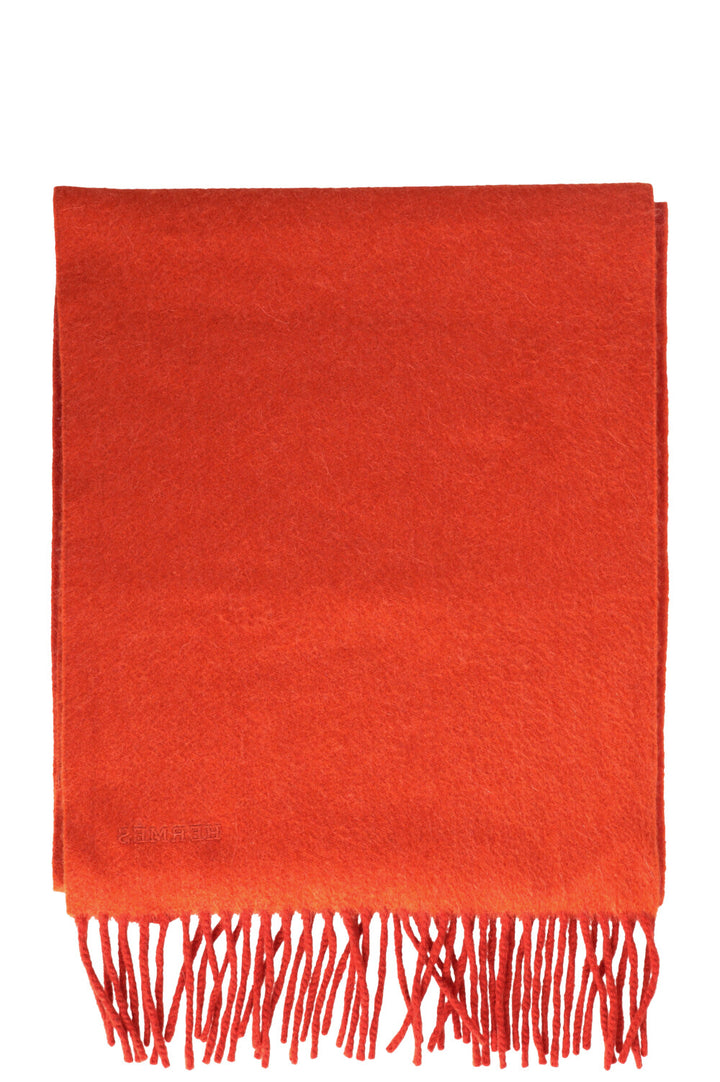 Écharpe HERMÈS Cachemire Orange
