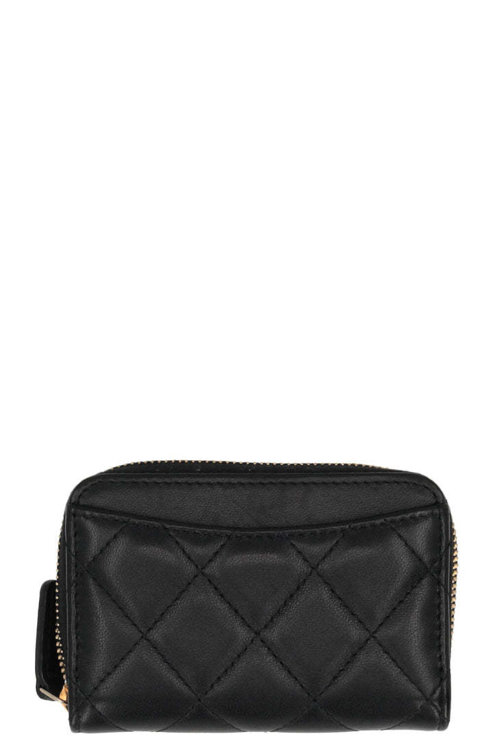 CHANEL Classic Zippy Wallet Leather Black