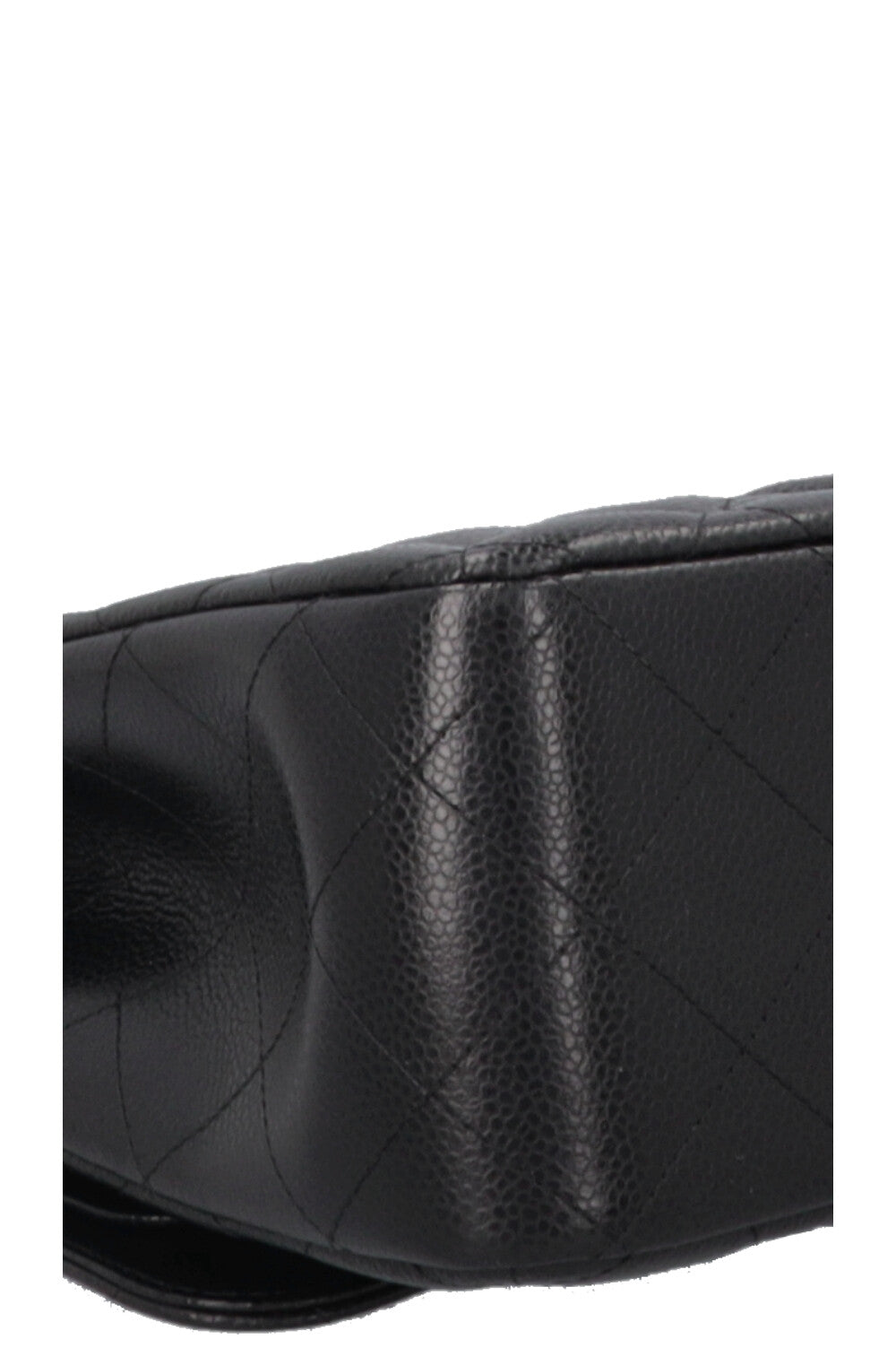 CHANEL Double Rabat Grand Caviar Noir