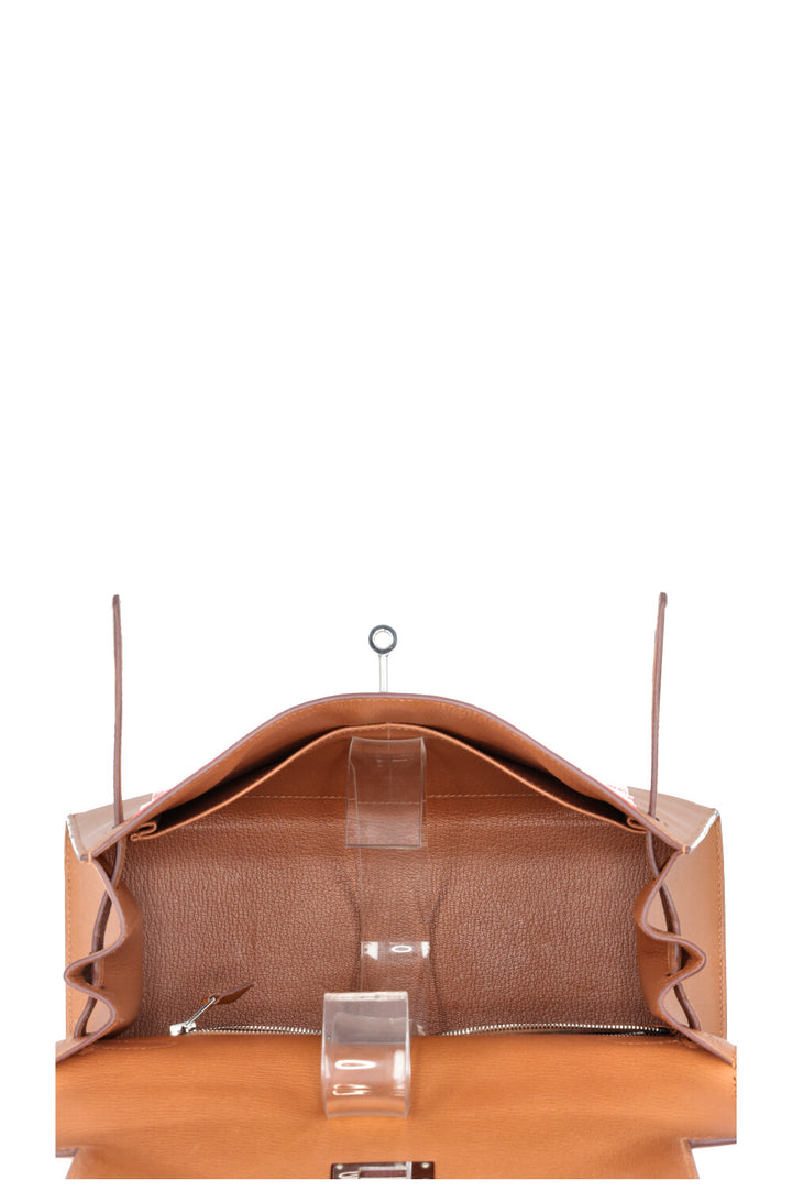 HERMÈS Kelly 28 Sellier Kellygraphie Lettre H Epsom Gold
