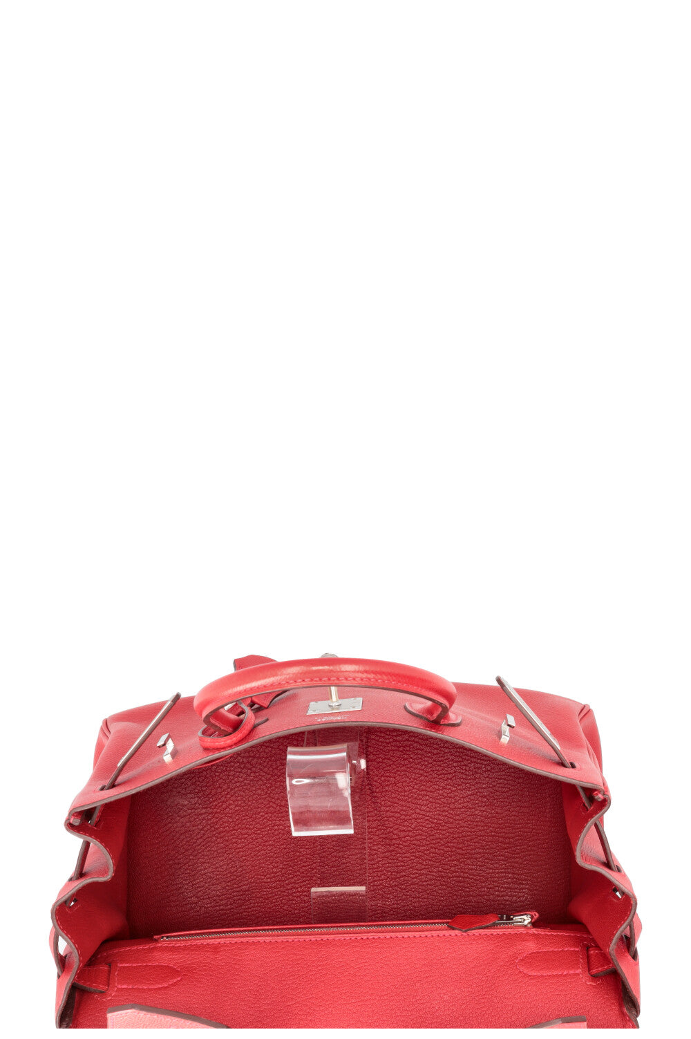 HERMÈS Birkin 30 Retourne Epsom Rouge Casaque