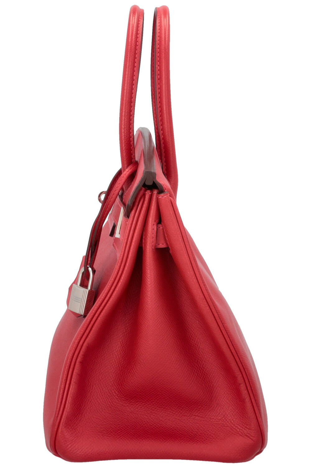 HERMÈS Birkin 30 Retourne Epsom Rouge Casaque