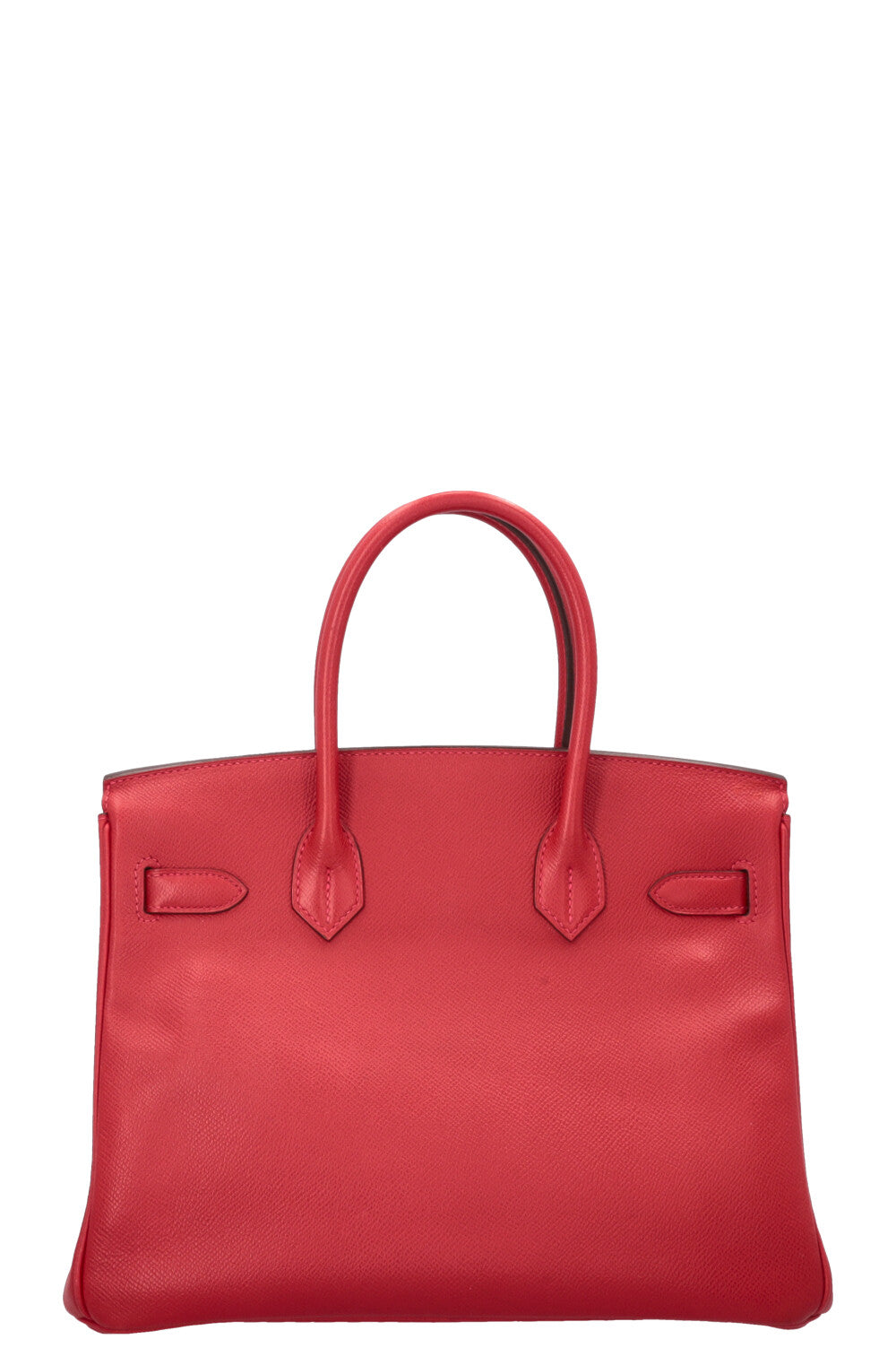 HERMÈS Birkin 30 Retourne Epsom Rouge Casaque