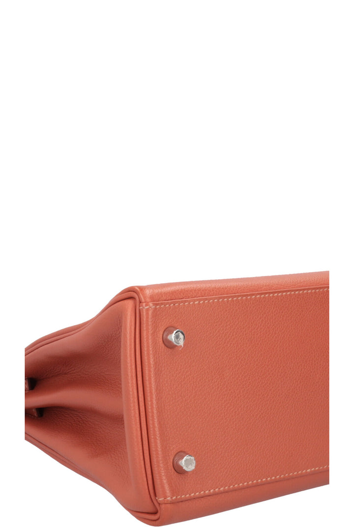 HERMÈS Kelly 28 Retourne Evercolor Verso Blush Rose Jaipur