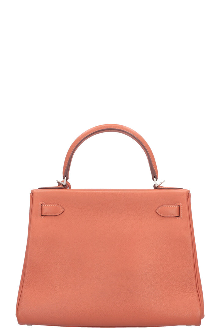 HERMÈS Kelly 28 Retourne Evercolor Verso Blush Rose Jaipur