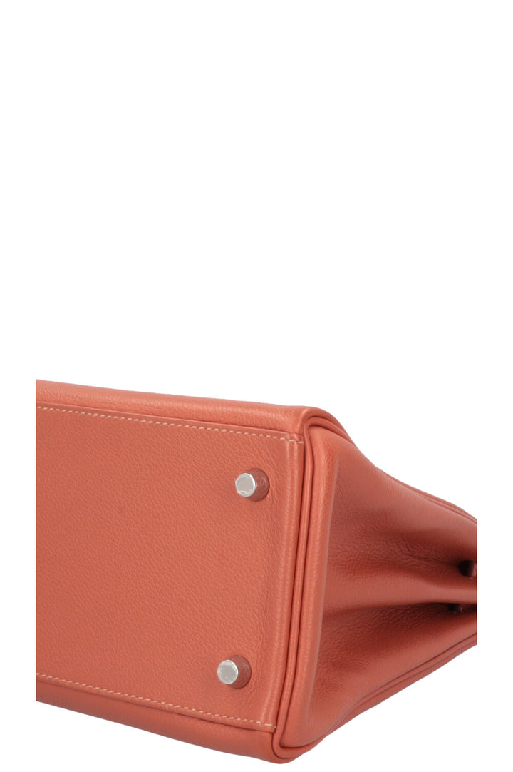 HERMÈS Kelly 28 Retourne Evercolor Verso Blush Rose Jaipur