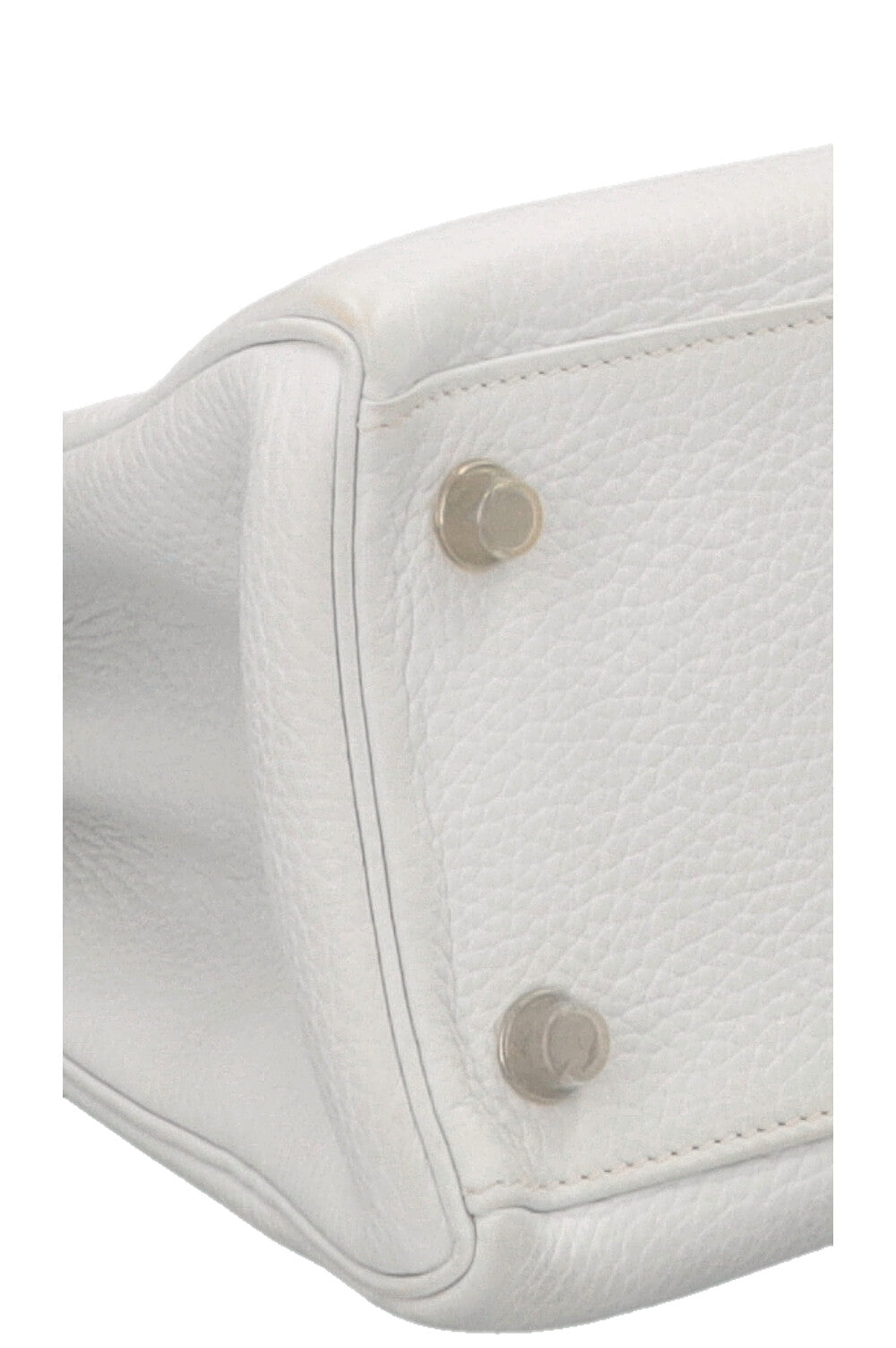 HERMÈS Kelly 28 Clemence Blanc