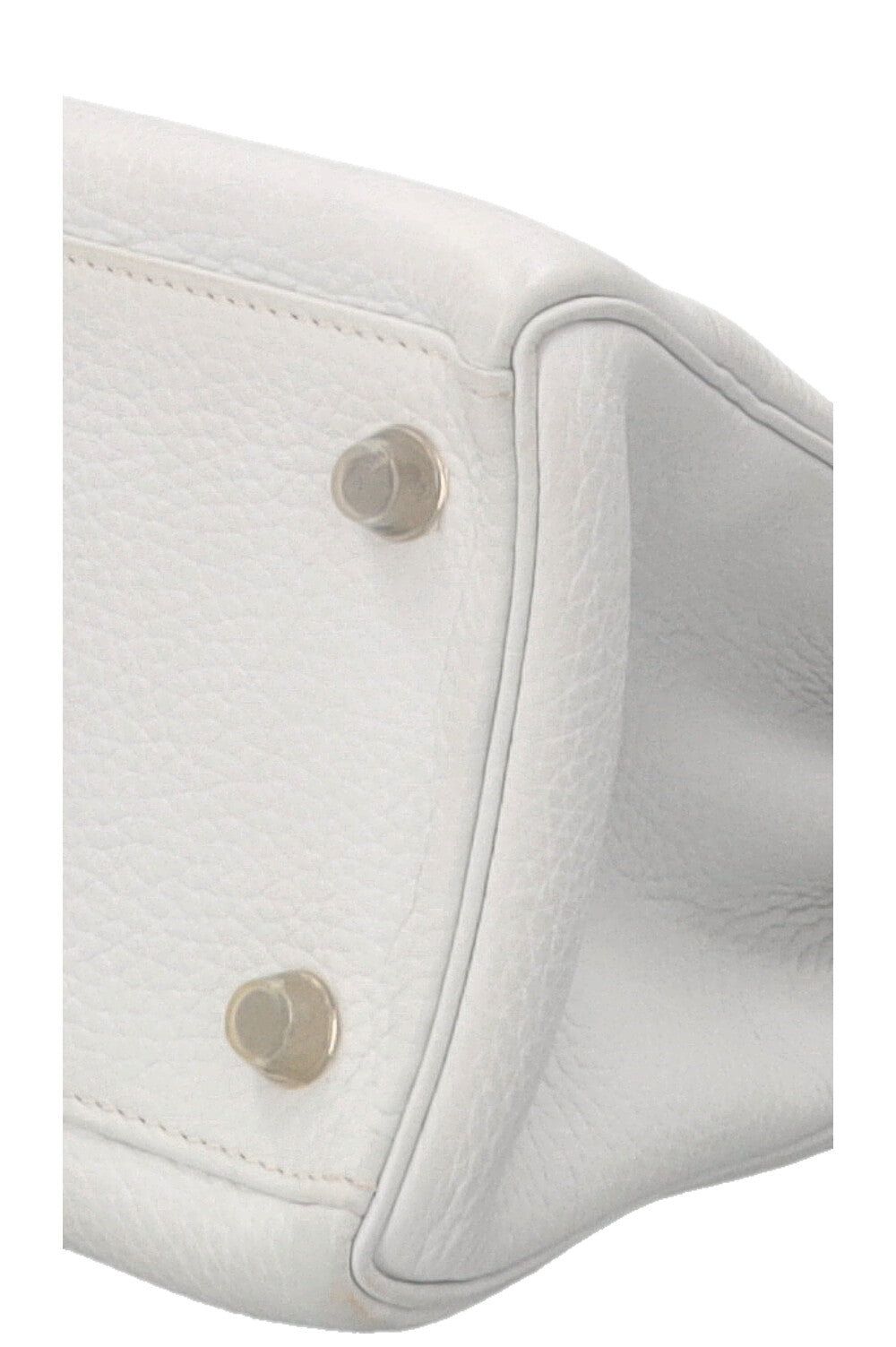 HERMÈS Kelly 28 Clemence Blanc