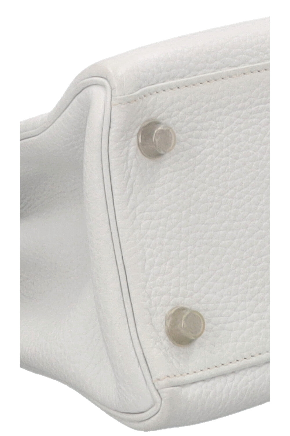 HERMÈS Kelly 28 Clemence Blanc