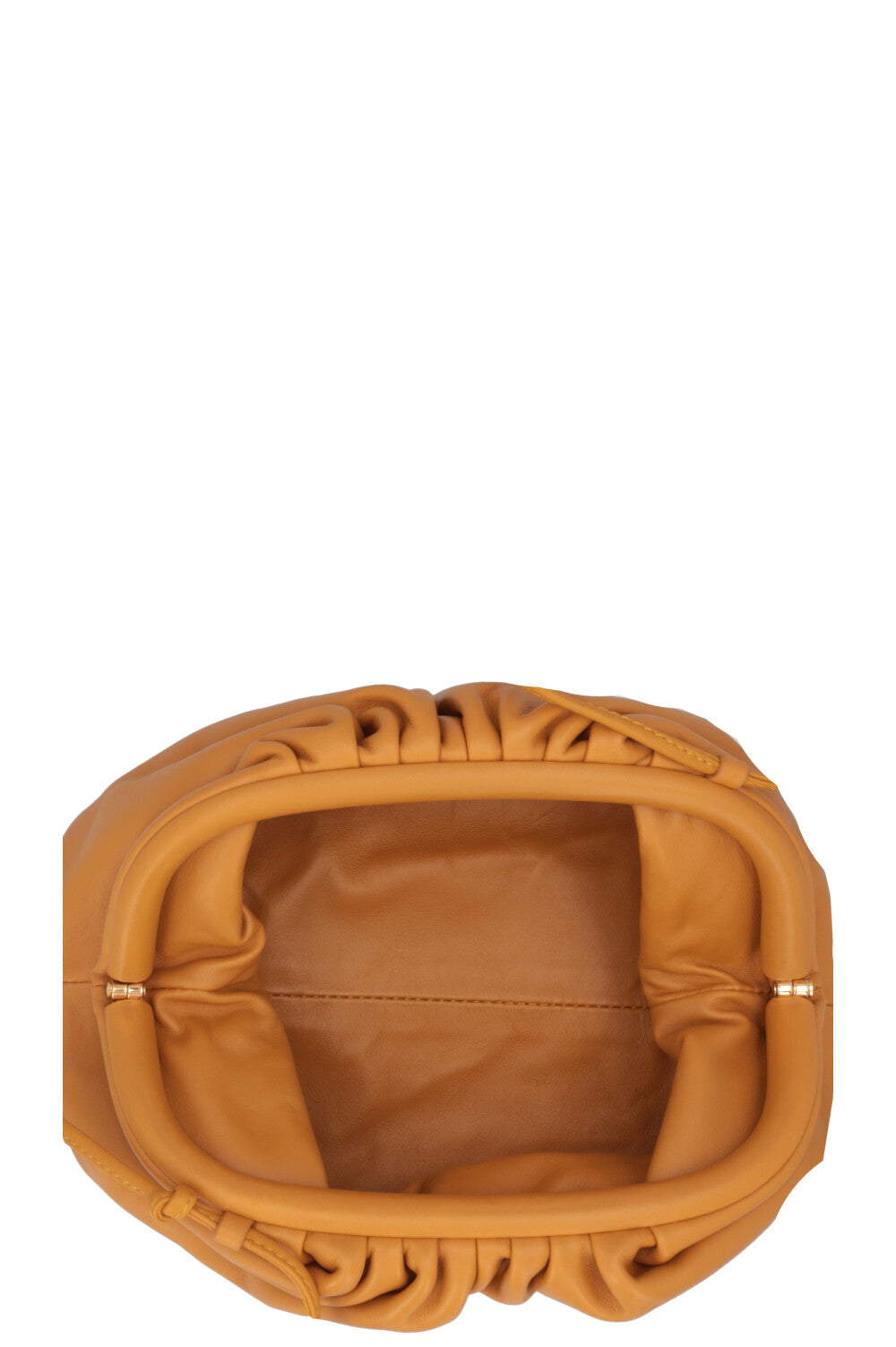 BOTTEGA VENETA Mini Pouch Crossbody Bag Mustard