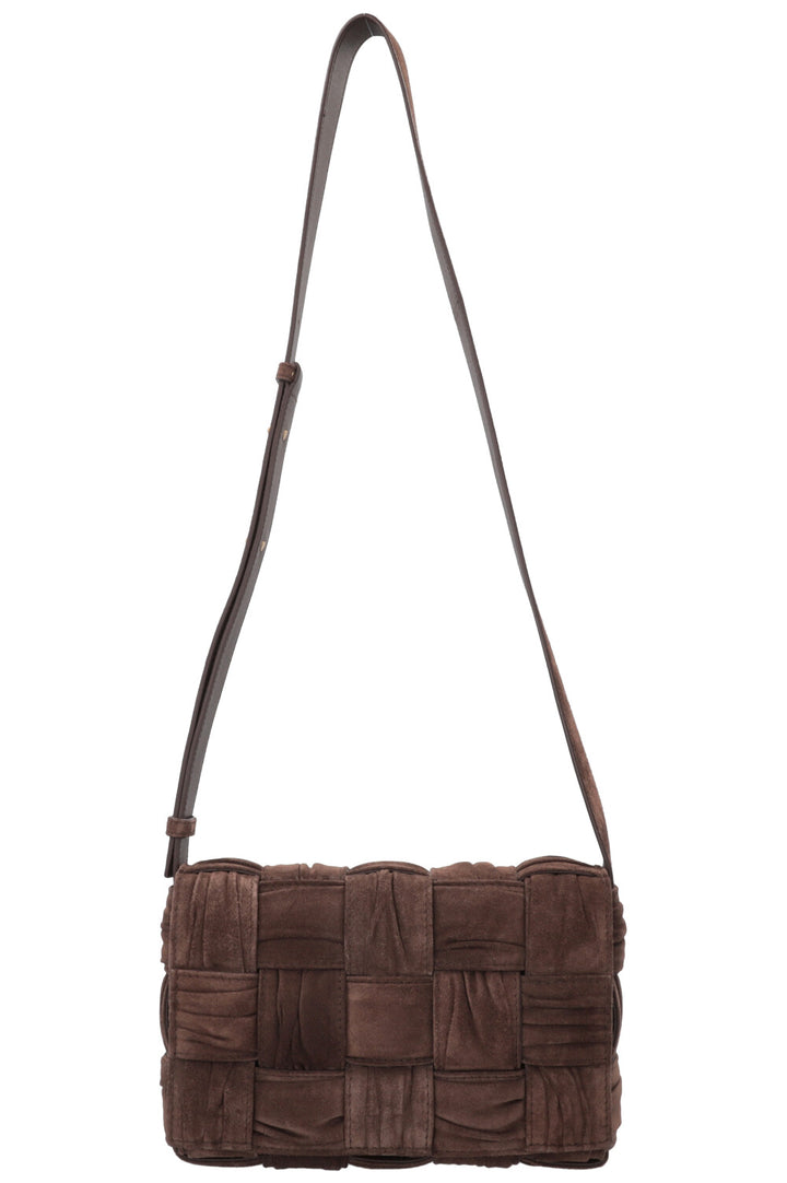 BOTTEGA VENETA Cassette Bag Suede Brown