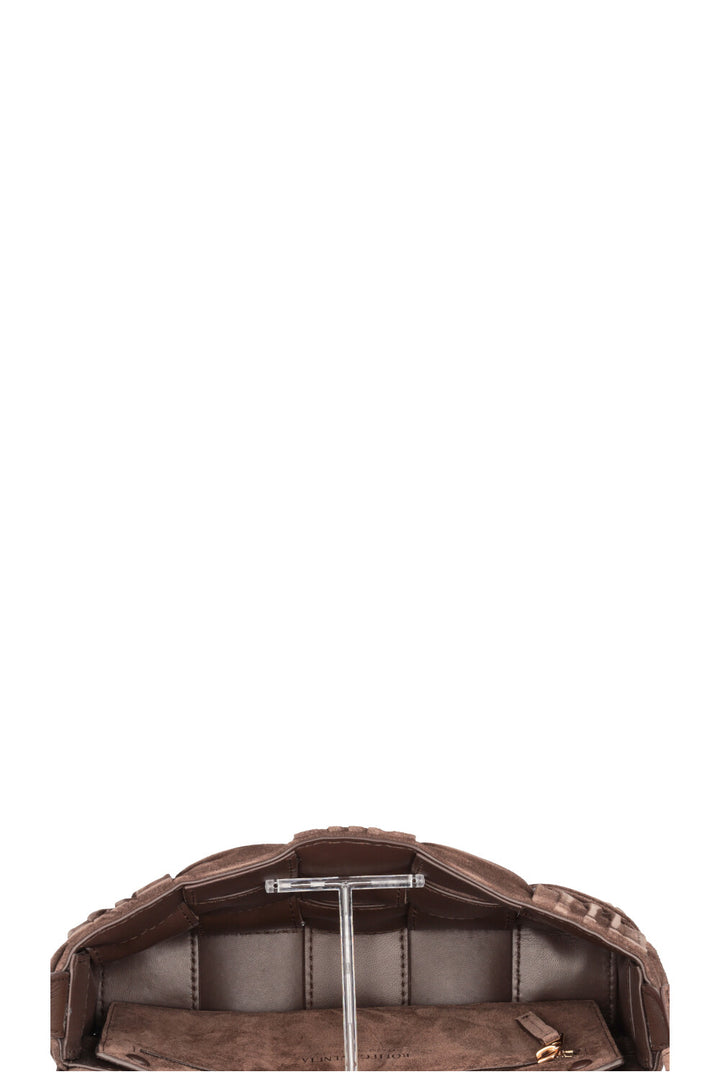 BOTTEGA VENETA Cassette Bag Suede Brown
