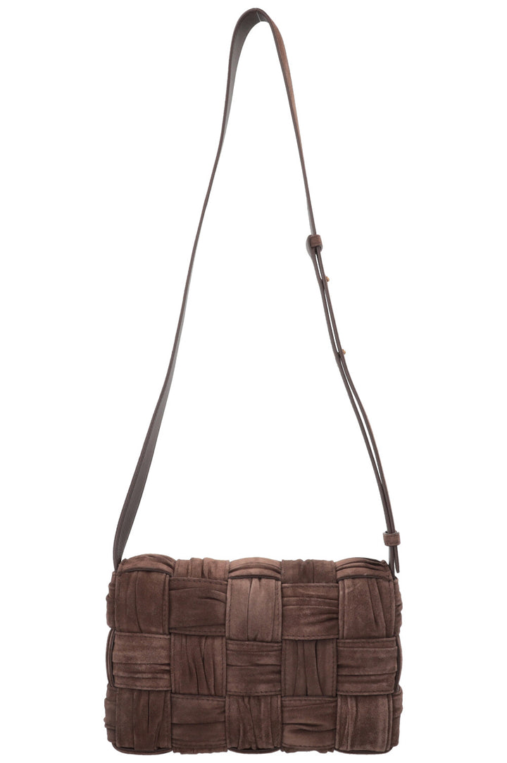 BOTTEGA VENETA Cassette Bag Suede Brown