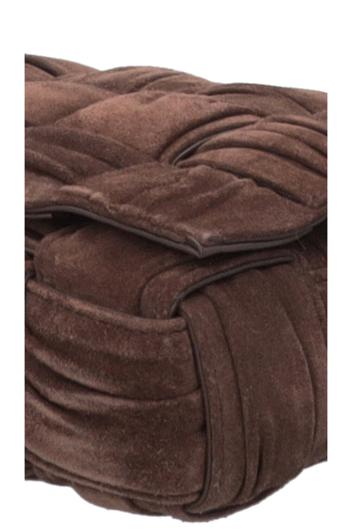 BOTTEGA VENETA Cassette Bag Suede Brown