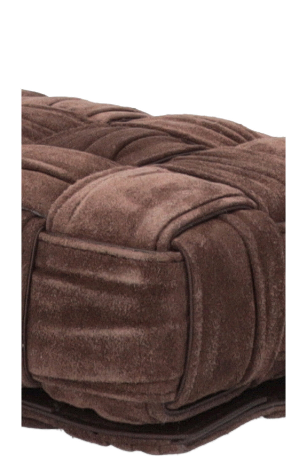 BOTTEGA VENETA Cassette Bag Suede Brown