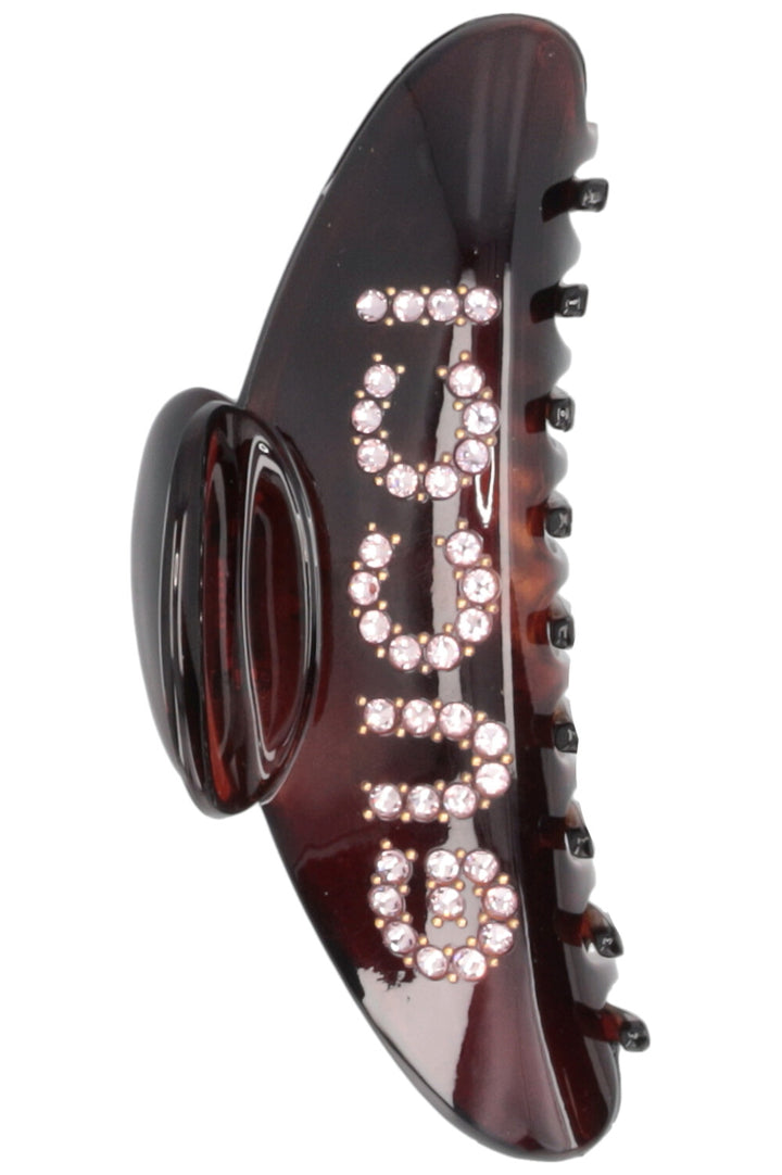 Pince à cheveux ornée du logo GUCCI marron