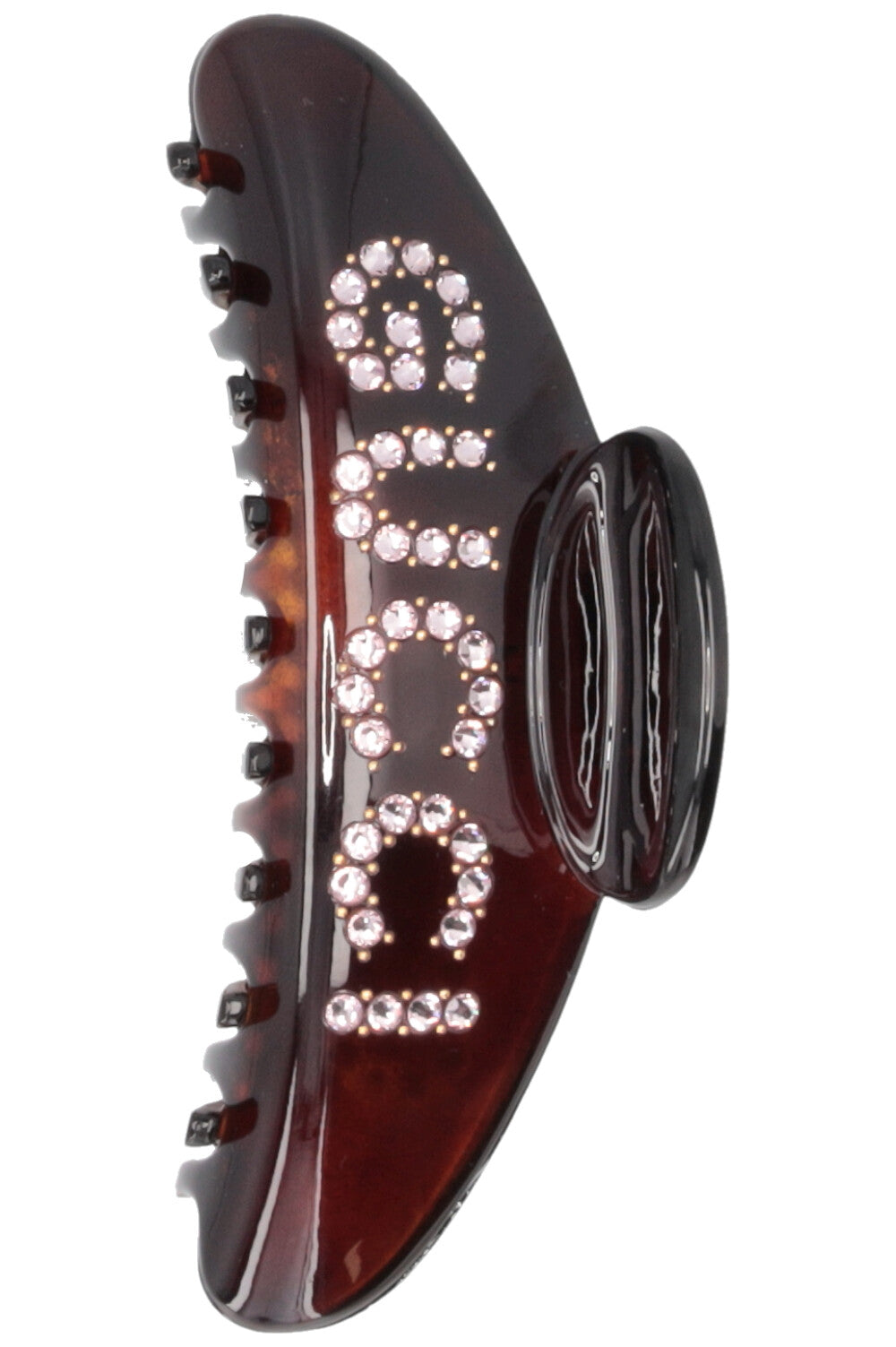 Pince à cheveux ornée du logo GUCCI marron