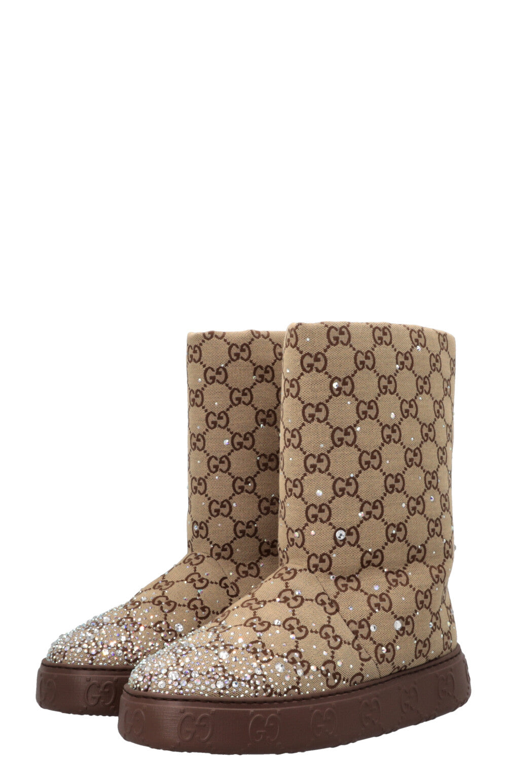 Bottes GUCCI Crystal Supreme en toile