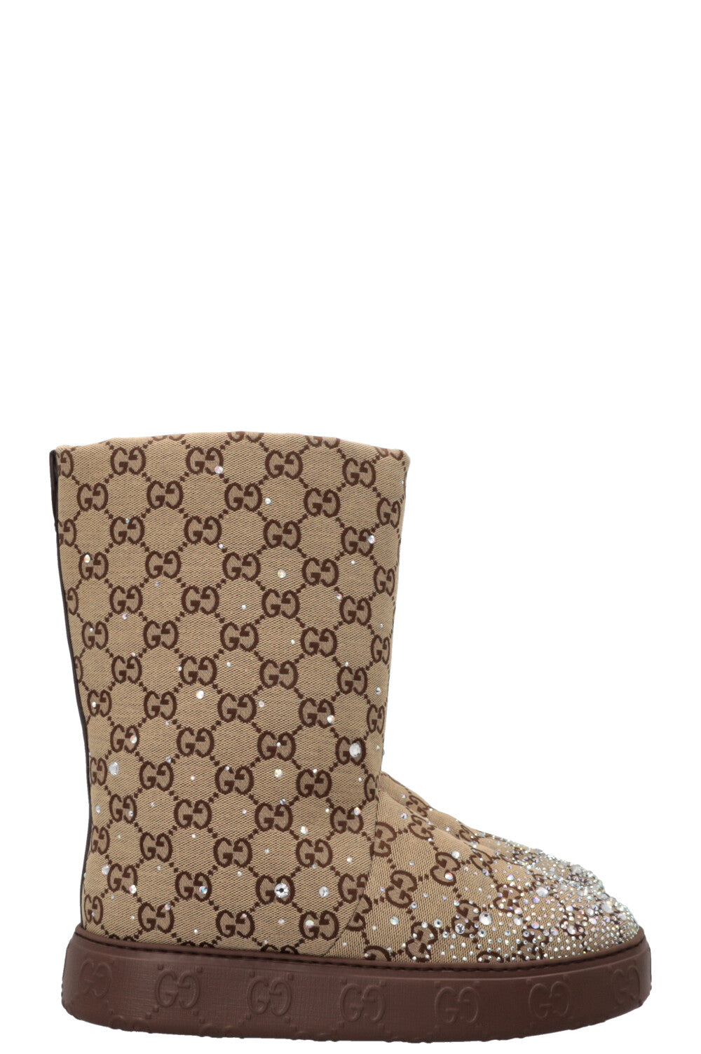 Bottes GUCCI Crystal Supreme en toile