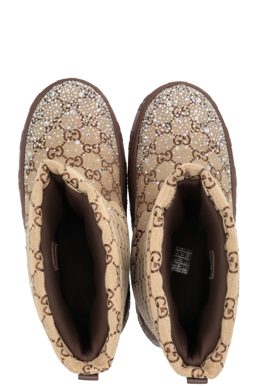 Bottes GUCCI Crystal Supreme en toile
