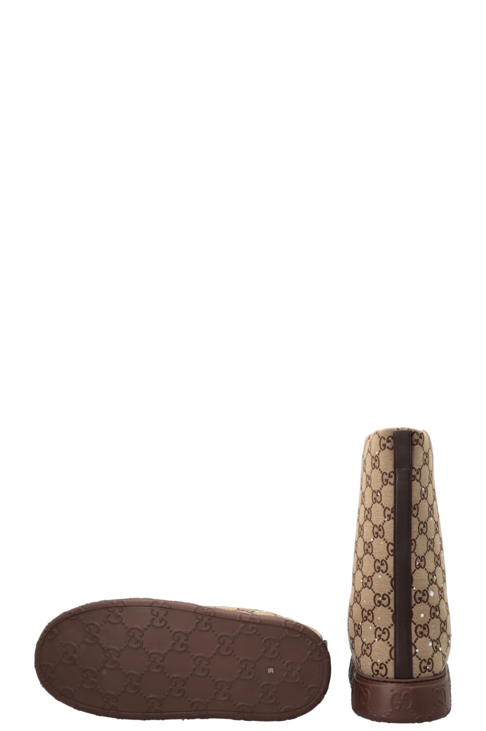 Bottes GUCCI Crystal Supreme en toile