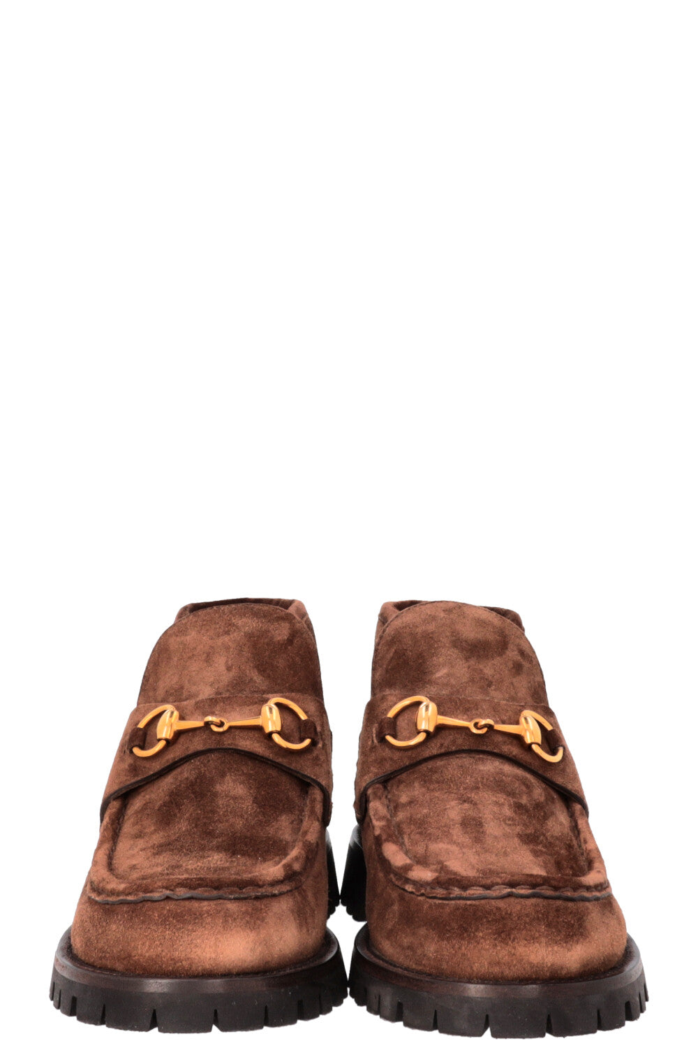 GUCCI Sylke Boots Suede Brown