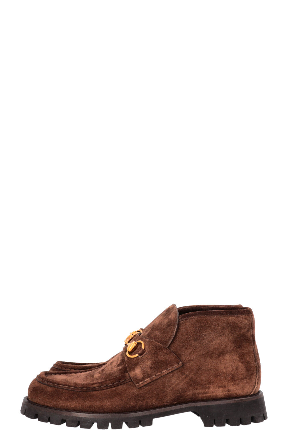 GUCCI Sylke Boots Suede Brown