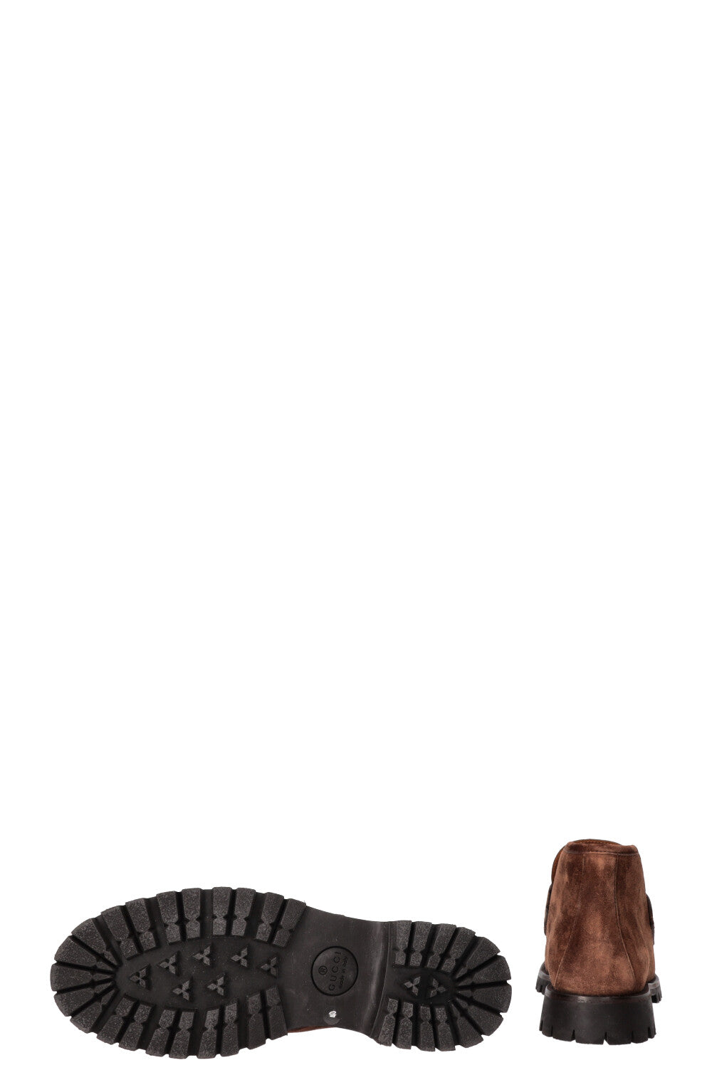 GUCCI Sylke Boots Suede Brown