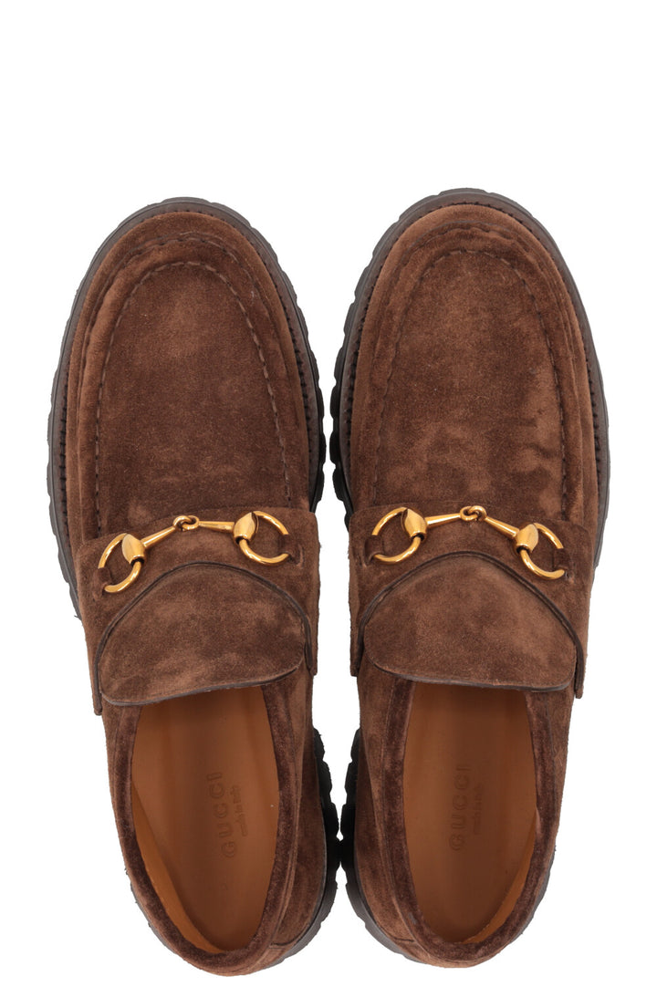 GUCCI Sylke Boots Suede Brown