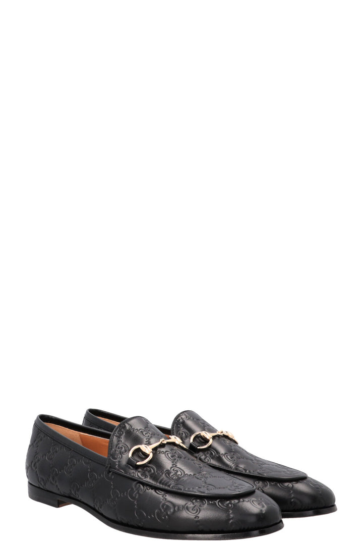 Mocassins GUCCI Supreme GG Jordaan Noir