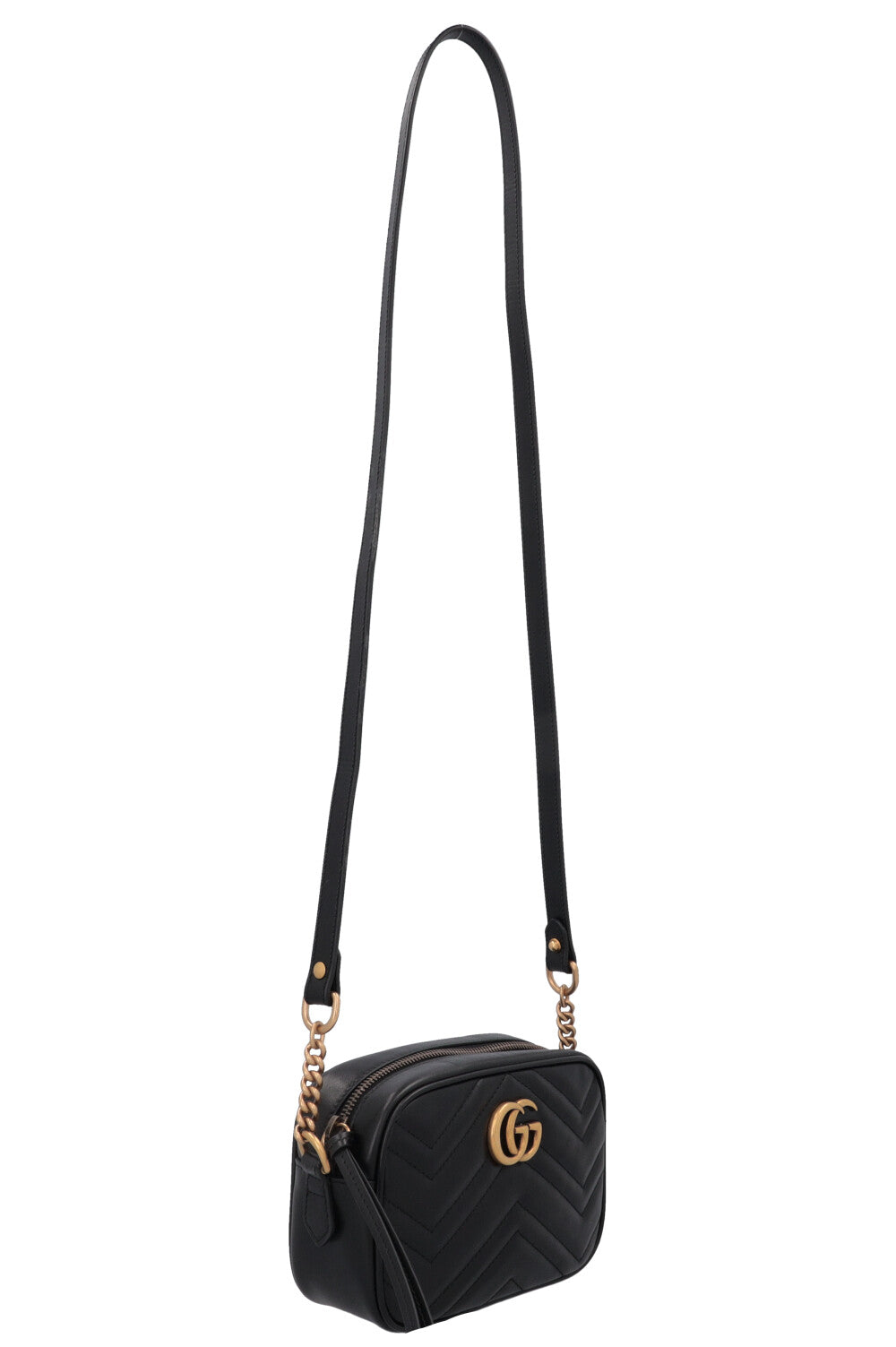Sac caméra GUCCI Marmont petit modèle noir
