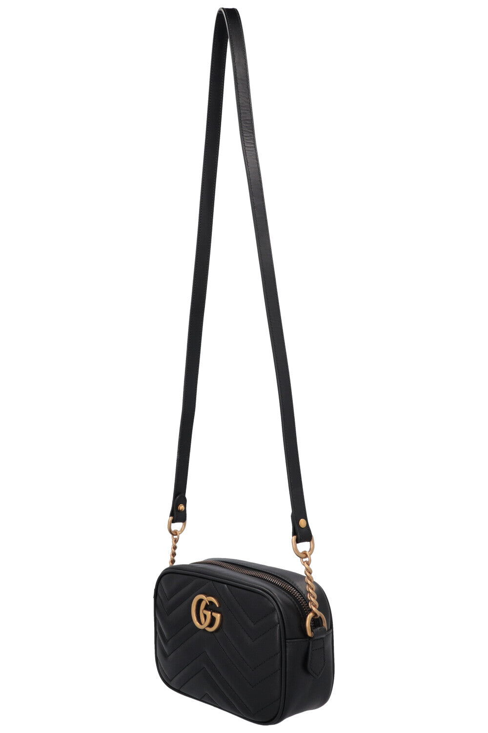 Sac caméra GUCCI Marmont petit modèle noir