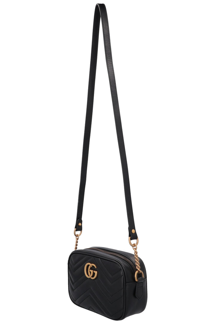 Sac caméra GUCCI Marmont petit modèle noir