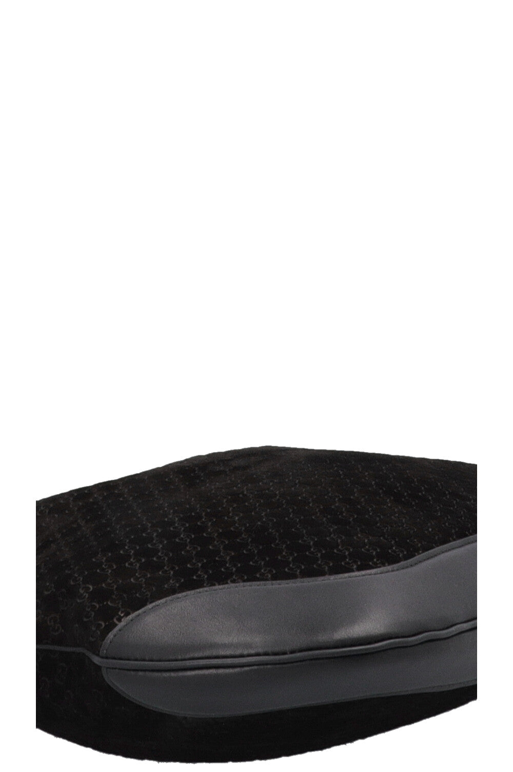 GUCCI B Shoulder Bag Suede Black