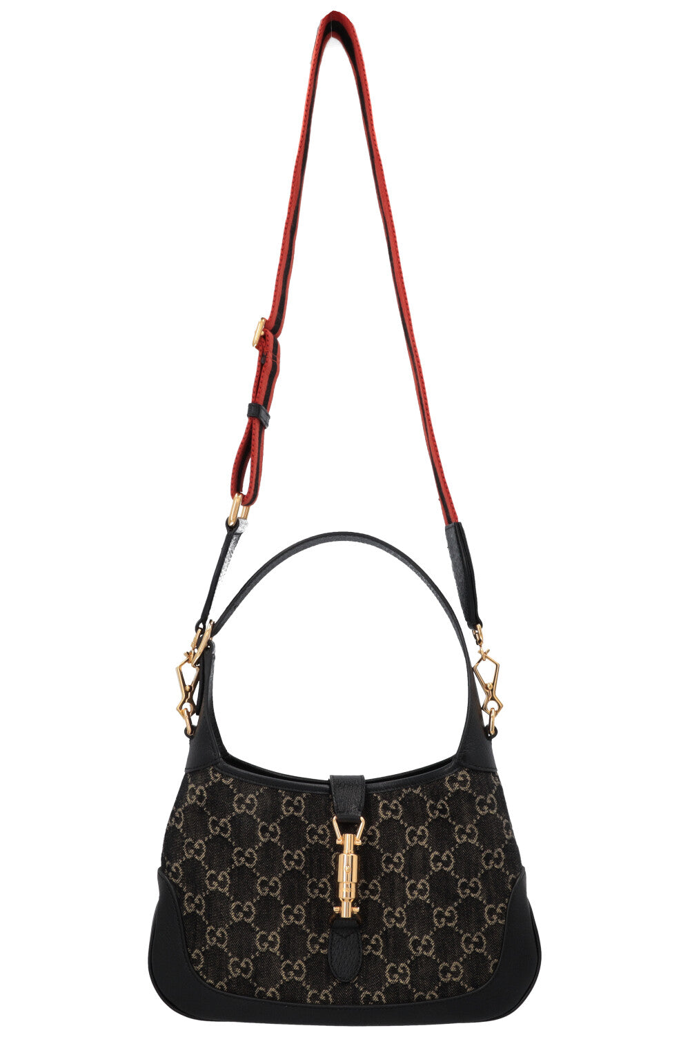 GUCCI Jackie 1961 Petit Modèle en Denim Noir