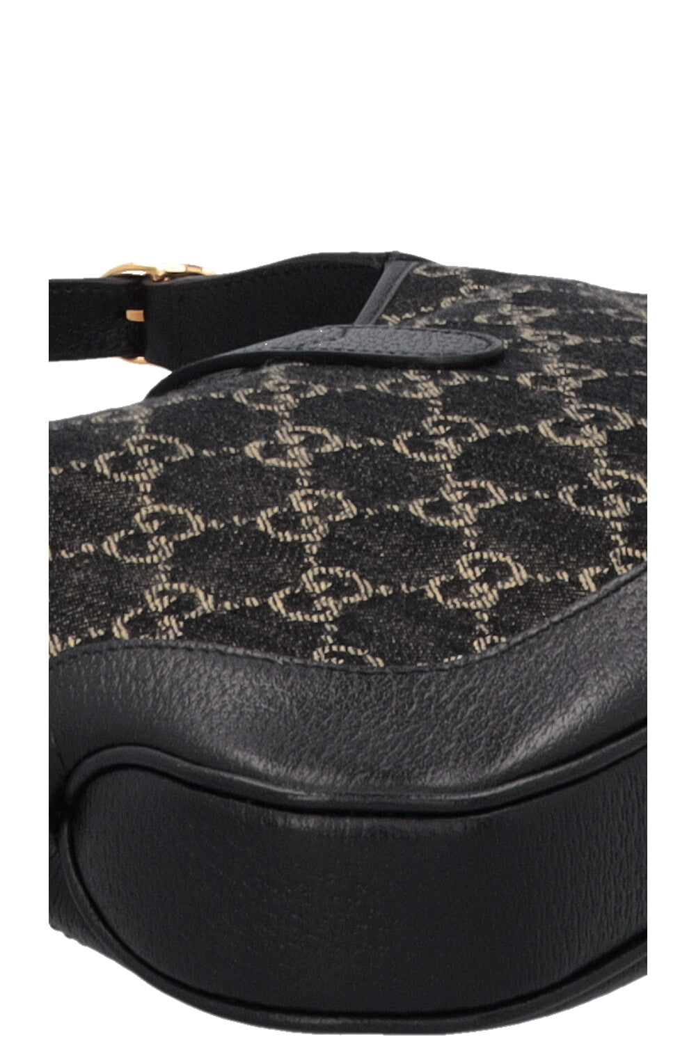 GUCCI Jackie 1961 Petit Modèle en Denim Noir