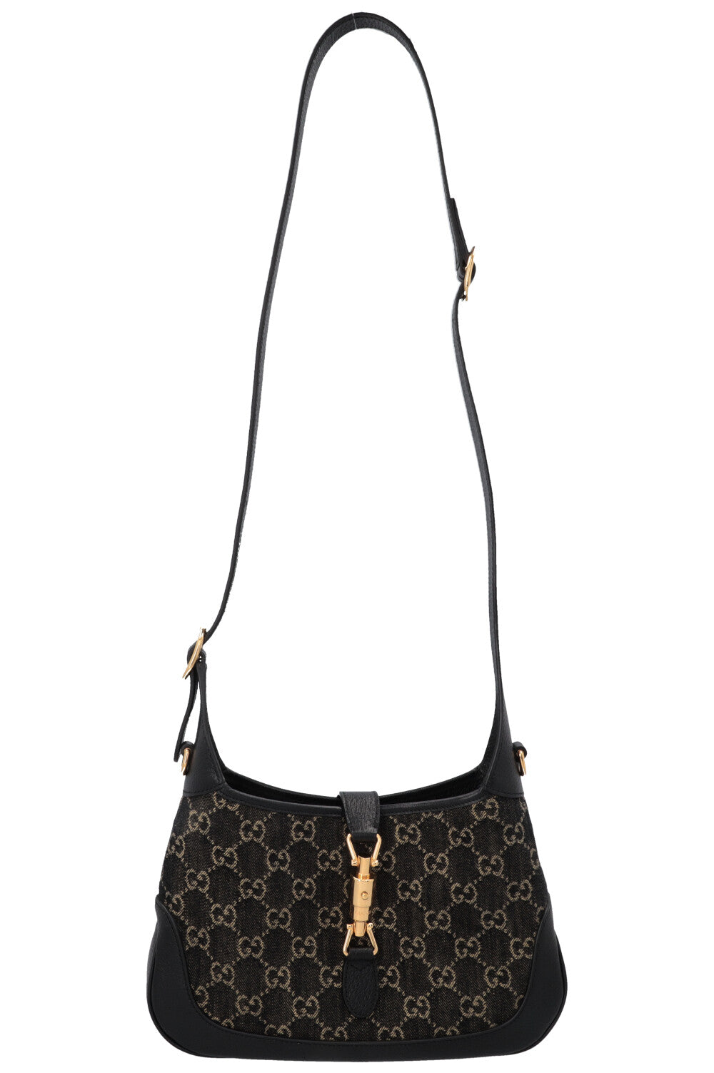 GUCCI Jackie 1961 Petit Modèle en Denim Noir