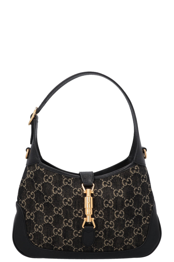 GUCCI Jackie 1961 Petit Modèle en Denim Noir